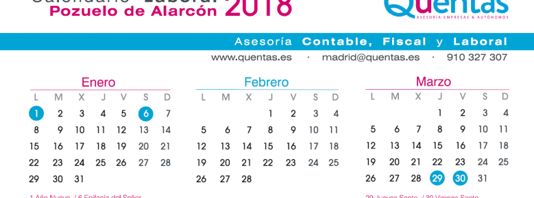 Calendario Laboral de Pozuelo de Alarcón (Madrid)